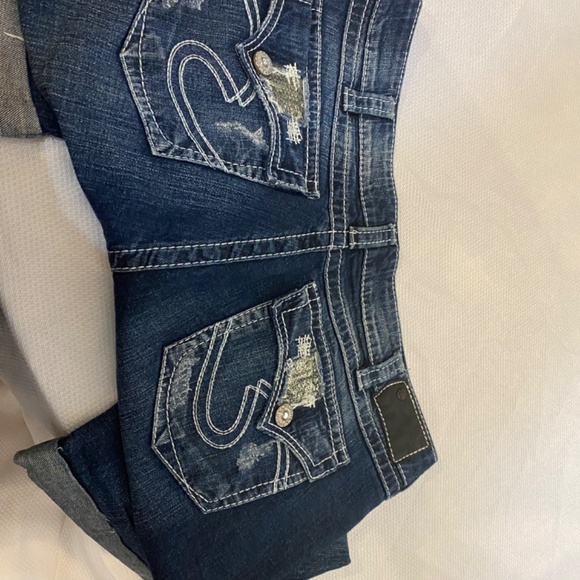 Silver Brand Suki Surplus crop/capri Jeans size 16 NWOT - Picture 4 of 5